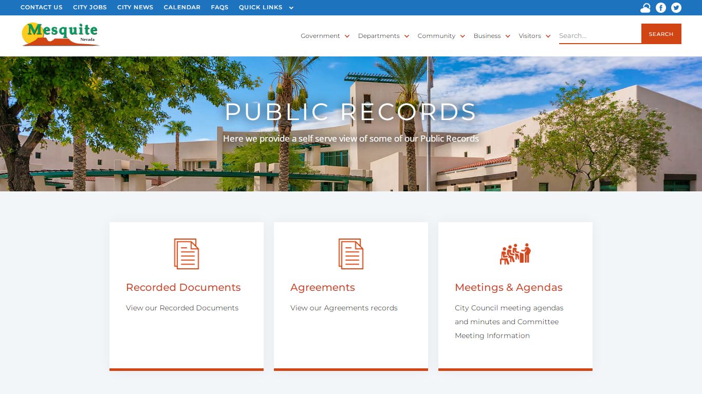 Public Records - Mesquite, NV